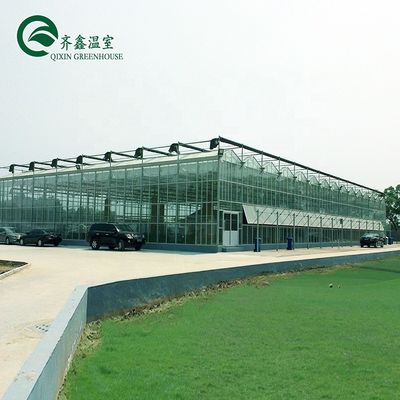 レストランの成長のためのカスタマイズされたガラス覆い野菜温室