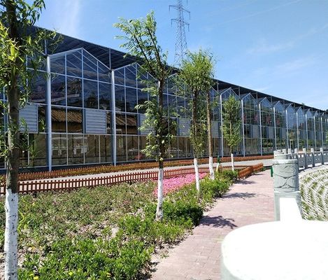 温室用ガラス換気システム,加熱ガラスまたはPCシート上層カバー