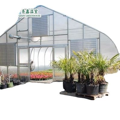 二重層と自動制御箱の小さな庭温室